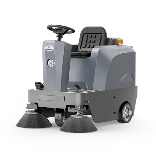 Xe quét rác công nghiệp ngồi lái Kumisai KMS S4 2