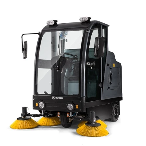 Xe quét rác công nghiệp ngồi lái Kumisai KMS - S10 2