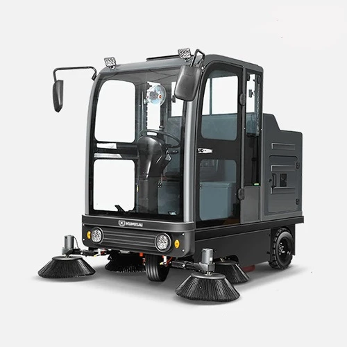 Xe quét rác ngồi lái công nghiệp Kumisai KMS-S11 2