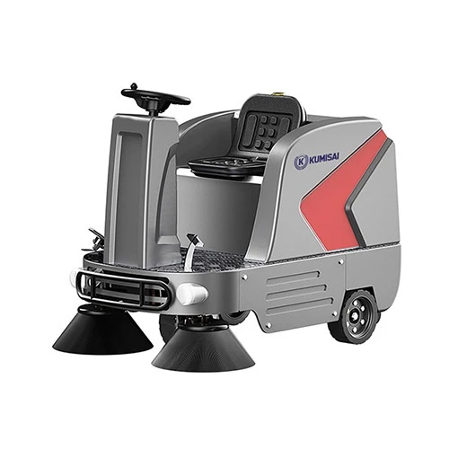 Xe quét rác ngồi lái nhà xưởng Kumisai KMS-S5 10
