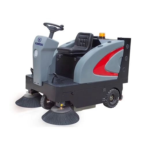 Xe quét rác ngồi lái nhà xưởng Kumisai KMS-1350E 8