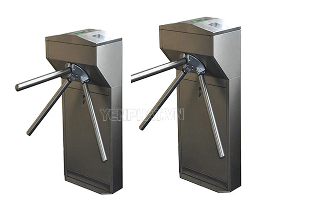 Cổng xoay bán tự động XFT-02 được thiết kế sắc nét, hiện đại