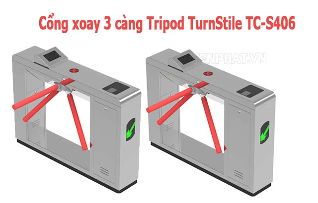 ưu điểm của cổng xoay 3 càng Tripod Turnstile TC-S406
