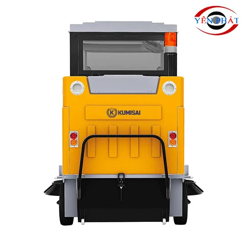 Xe quét rác công nghiệp ngồi lái Kumisai KMS 1900A 6