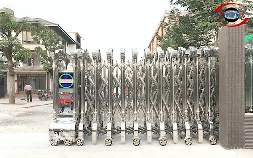 Nâng cấp hình ảnh chuyên nghiệp, hiện đại với cổng xếp inox