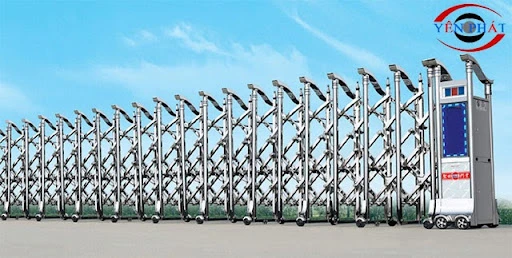 Nâng cấp hình ảnh chuyên nghiệp, hiện đại với cổng xếp inox