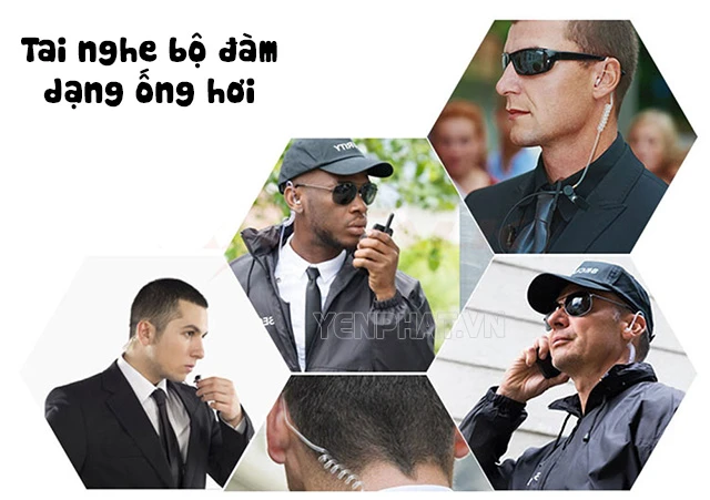 ứng dụng tai nghe bộ đàm ống hơi - Điện Máy Yên Phát