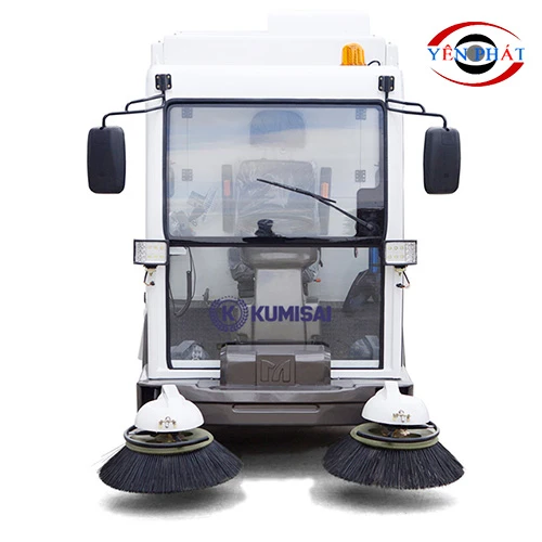 Xe quét rác công nghiệp ngồi lái Kumisai KMS-2000-M (Pin Lithium) 5