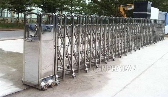 Ảnh thực tế cửa xếp lùa có ray