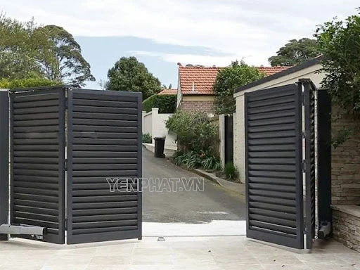Hé lộ toàn bộ bí mật về cổng xếp 4 cánh tự động
