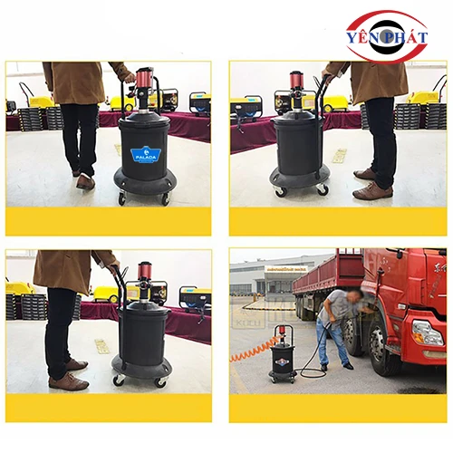 Máy bơm mỡ bò khí nén Palada PD-200 3