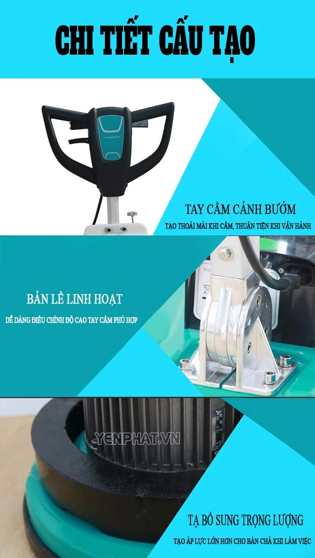 Đặc điểm nổi bật của máy chà sàn - thảm Kungfu Clean KF 154