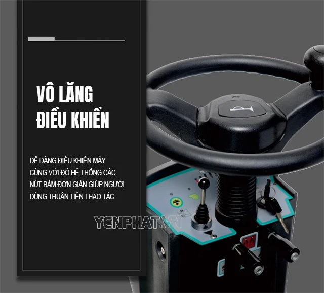 Cấu tạo của máy chà sàn ngồi lái Kungfu Clean KF 1350