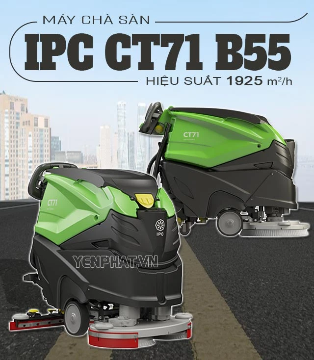 Máy chà sàn liên hợp IPC CT71 B55