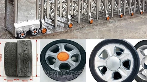 sửa chữa cổng xếp điện - Điện Máy Yên Phát