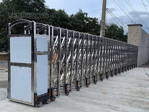 mua cổng xếp cơ quan | Điện Máy Yên Phát