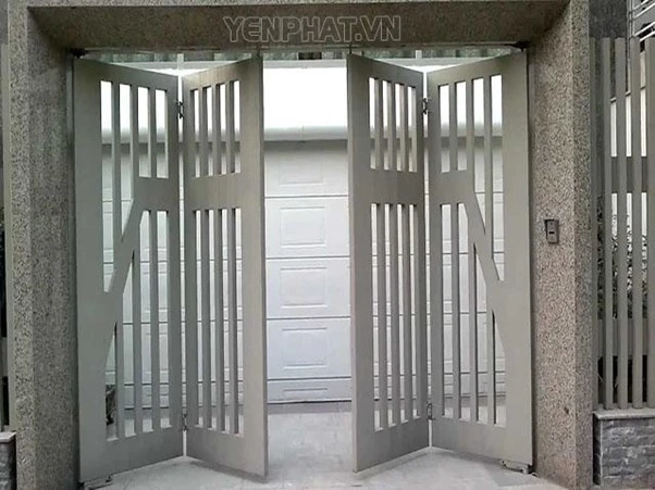 Tìm hiểu về cửa cổng xếp gọn - Ưu, nhược điểm