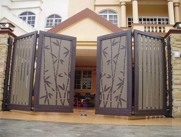mẫu cổng xếp 6 cánh đẹp giá tốt | Điện Máy Yên Phát