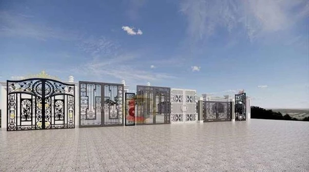 Tổng hợp hình ảnh cổng xếp revit hot nhất hiện nay
