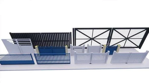 thiết kế cổng xếp revit tự động đẹp | Điện Máy Yên Phát