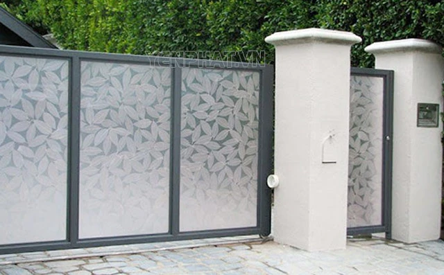 Top mẫu cửa sắt ray trượt hiện đại