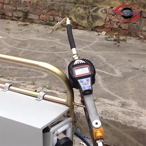 Xe bơm dầu thùng phuy có đồng hồ định lượng HG-948 5