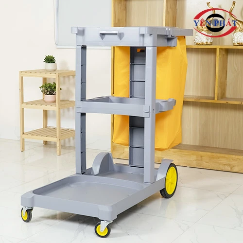 Xe đẩy 3 tầng công nghiệp 2