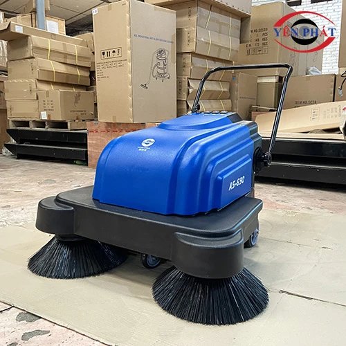 Máy quét rác đường đẩy tay mini chạy bằng ắc quy AS-690 2