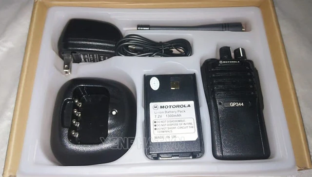 phụ kiện đi kèm máy bộ đàm cầm tay Motorola GP 344