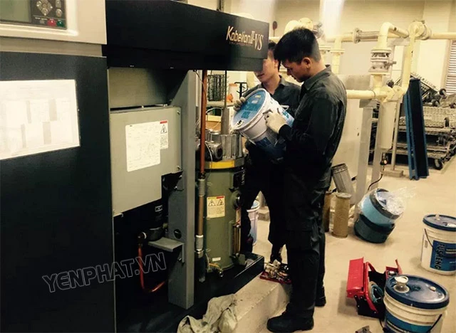 Sử dụng dầu máy nén khí phù hợp