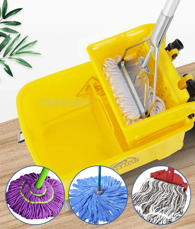 giỏ vắt nước Xe dọn vệ sinh vắt móp đơn