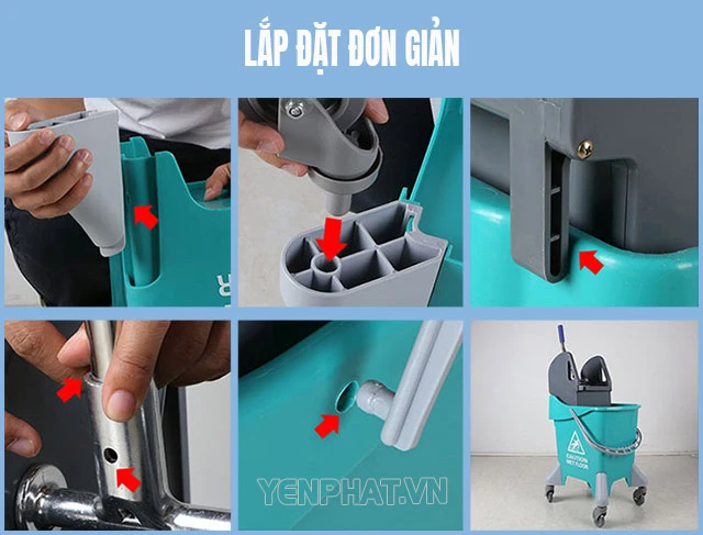 Xe dọn vệ sinh AF08088 chính hãng