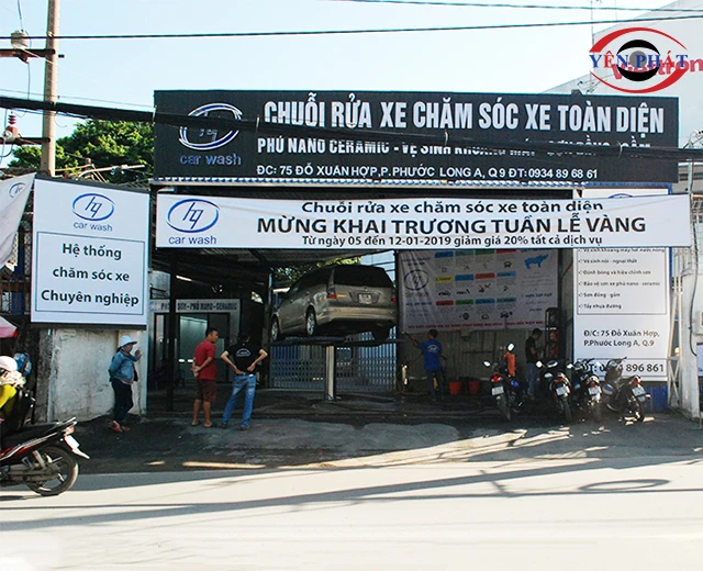 Chuỗi rửa xe HG quận 9