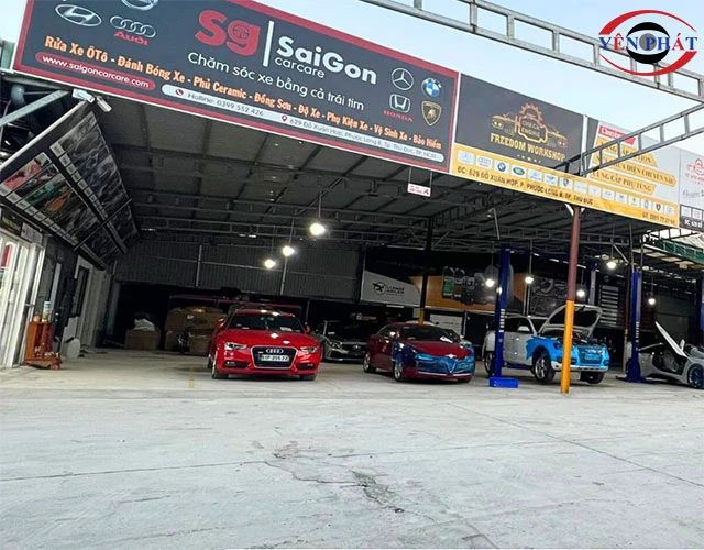 Rửa xe ô tô quận 9 uy tín