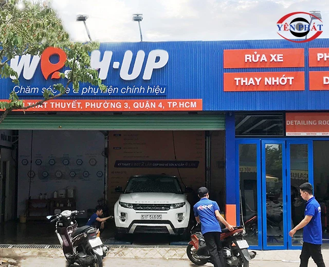 Rửa xe Wash up quận 7