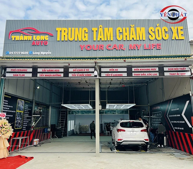 Biển quảng cáo rửa xe ấn tượng