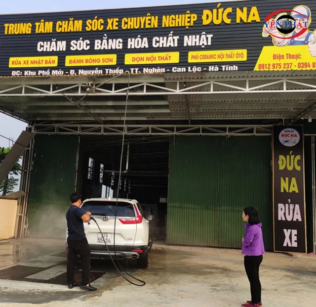 Biển quảng cáo rửa xe đẹp