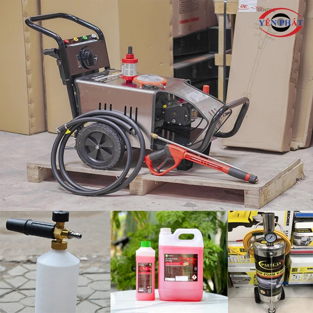 Bộ máy rửa xe không chạm