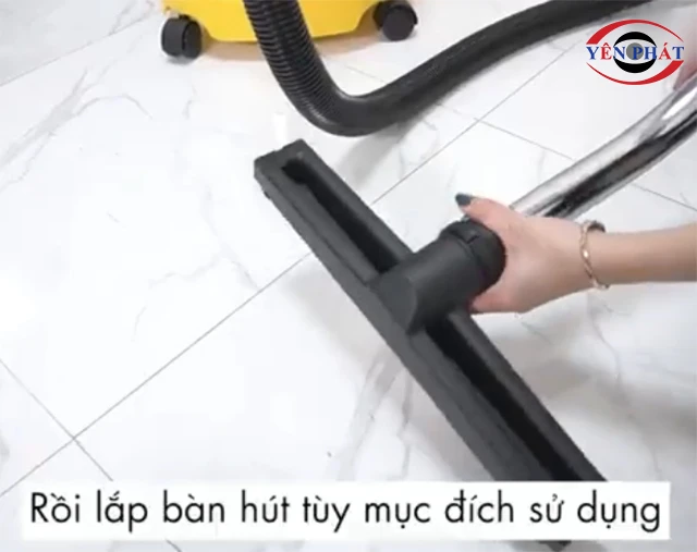 Lắp bàn hút máy hút bụi Kumisai KMS30