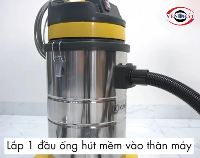 Lắp phụ kiện máy hút bụi Kumisai KMS30
