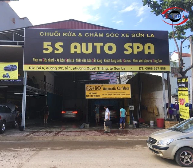 Mẫu biển hiệu rửa xe