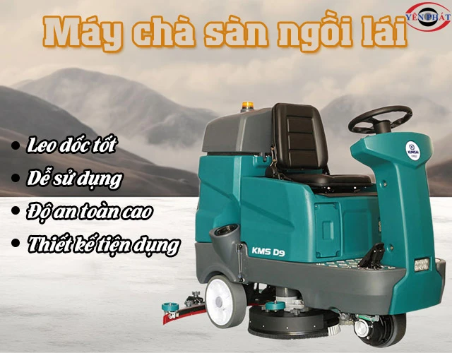 Máy chà sàn ngồi lái ưu điểm
