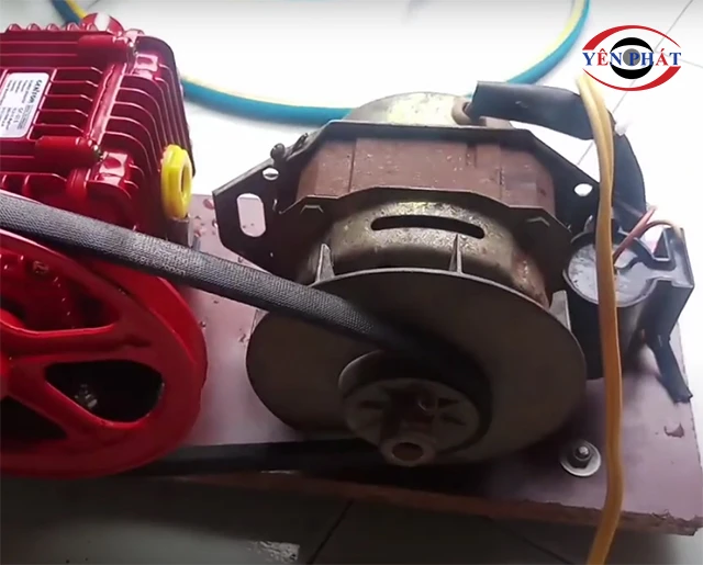 Motor máy giặt cũ chế máy rửa xe