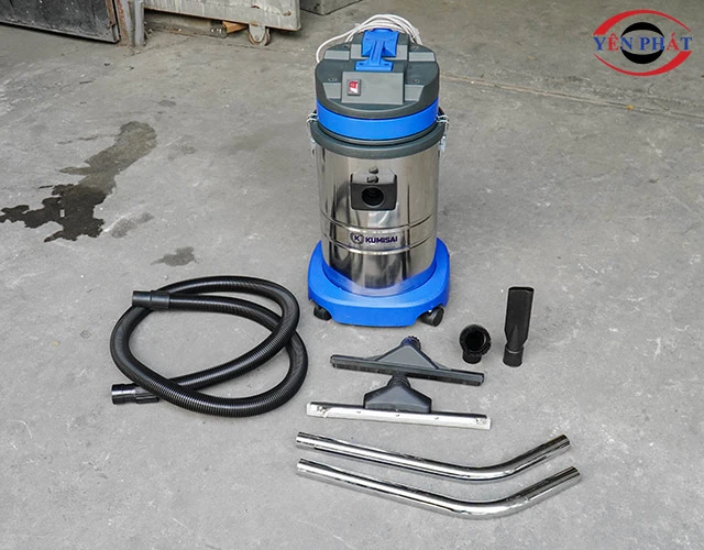 Máy hút bụi nhà xưởng Kumisai KMS40H-Hepa kèm phụ kiện