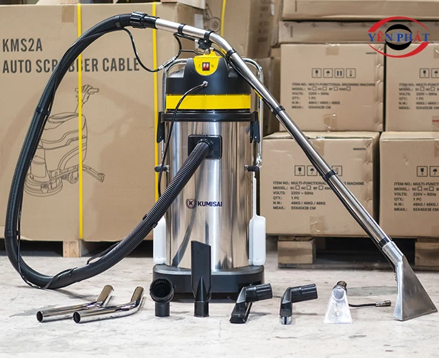 Máy giặt thảm Kumisai KMS 401C cùng phụ kiện
