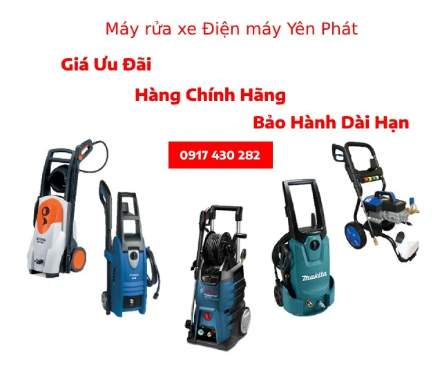 Máy rửa xe Điện máy Yên Phát