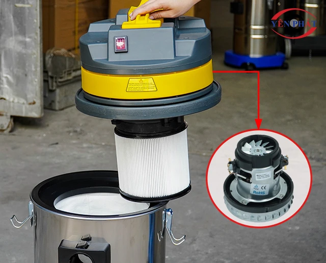 Motor máy hút bụi công nghiệp