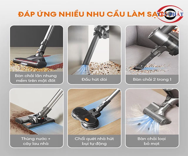 Máy hút bụi công nghiệp Kumisai KMS30S đáp ứng nhiều nhu cầu