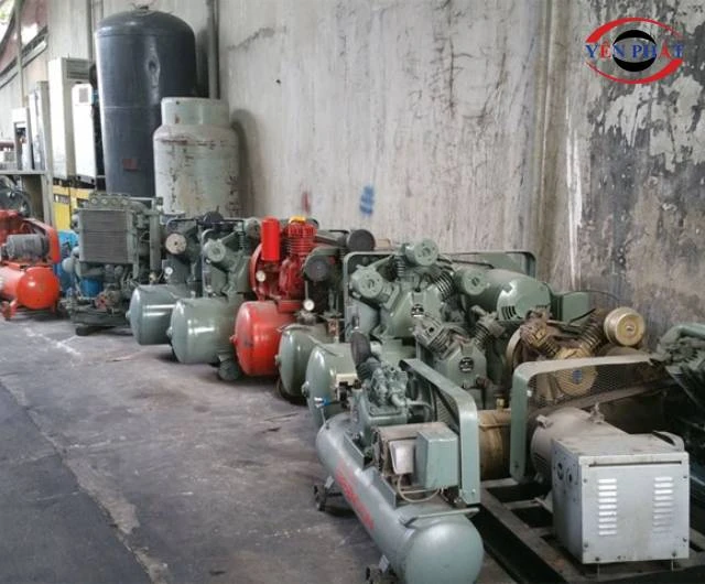 kho máy nén khí Nhật bãi hcm Lê hưng
