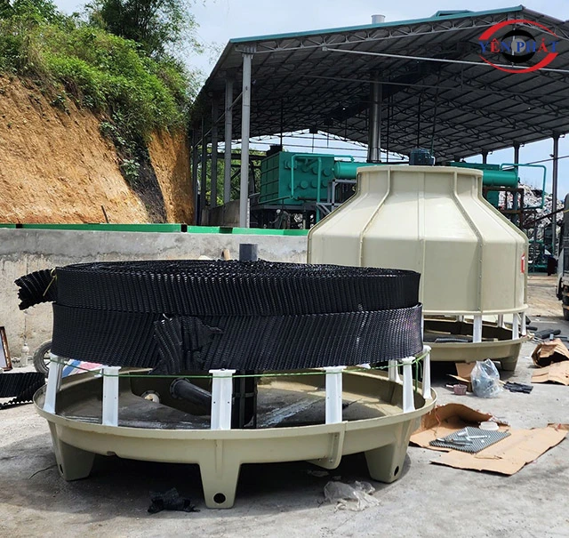 Lắp đặt tháp giải nhiệt nước Kumisai KMS 125RT
